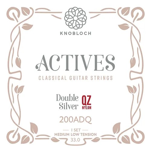 Knobloch Actives QZ Nylon LT Classical Guitar Strings 200ADQ, Full Set